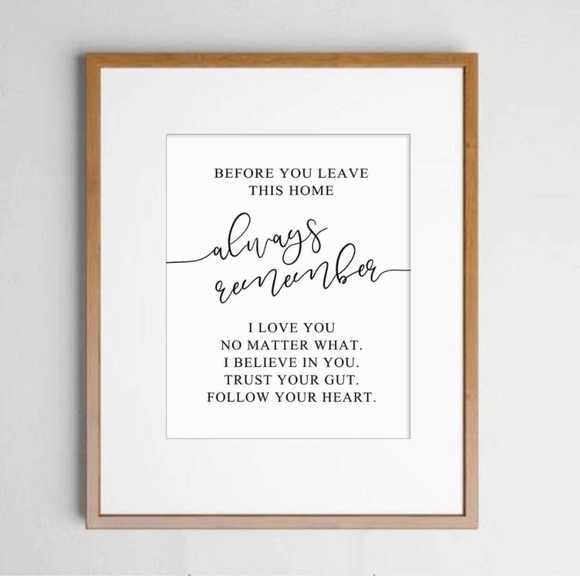 NWT🏷🤍🖤 Unique Reminder Wall Decor - Picture 6 of 6